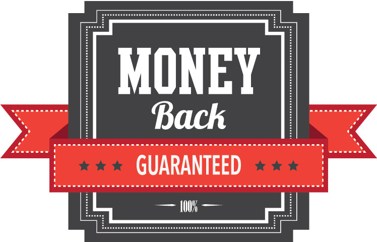 Money Back Guaranteed Badge Car Bumper Sticker Decal