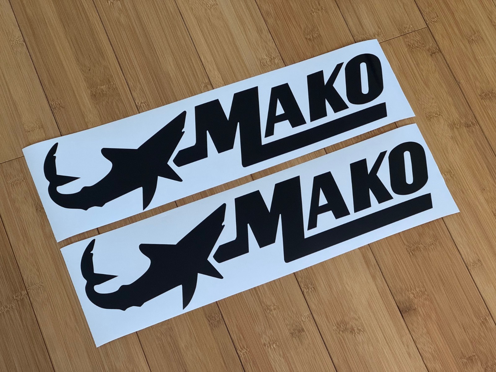 MAKO MARINE BOAT Replacement STICKERS DECALs (Set 2) Sea FISHING Black 12"-48"