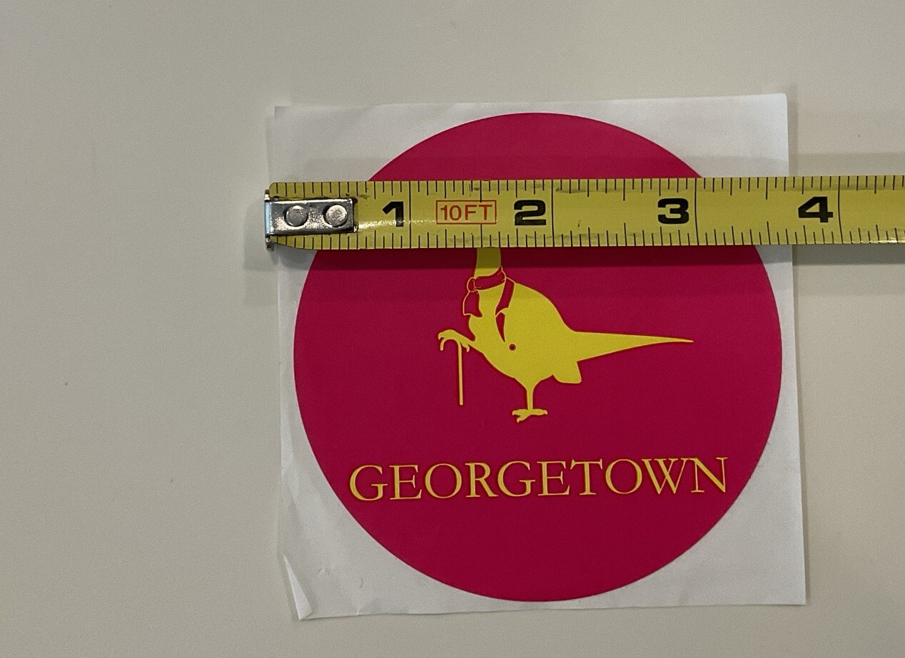 Georgetown University Sticker NEW 3 1/2” X 3 1/2”