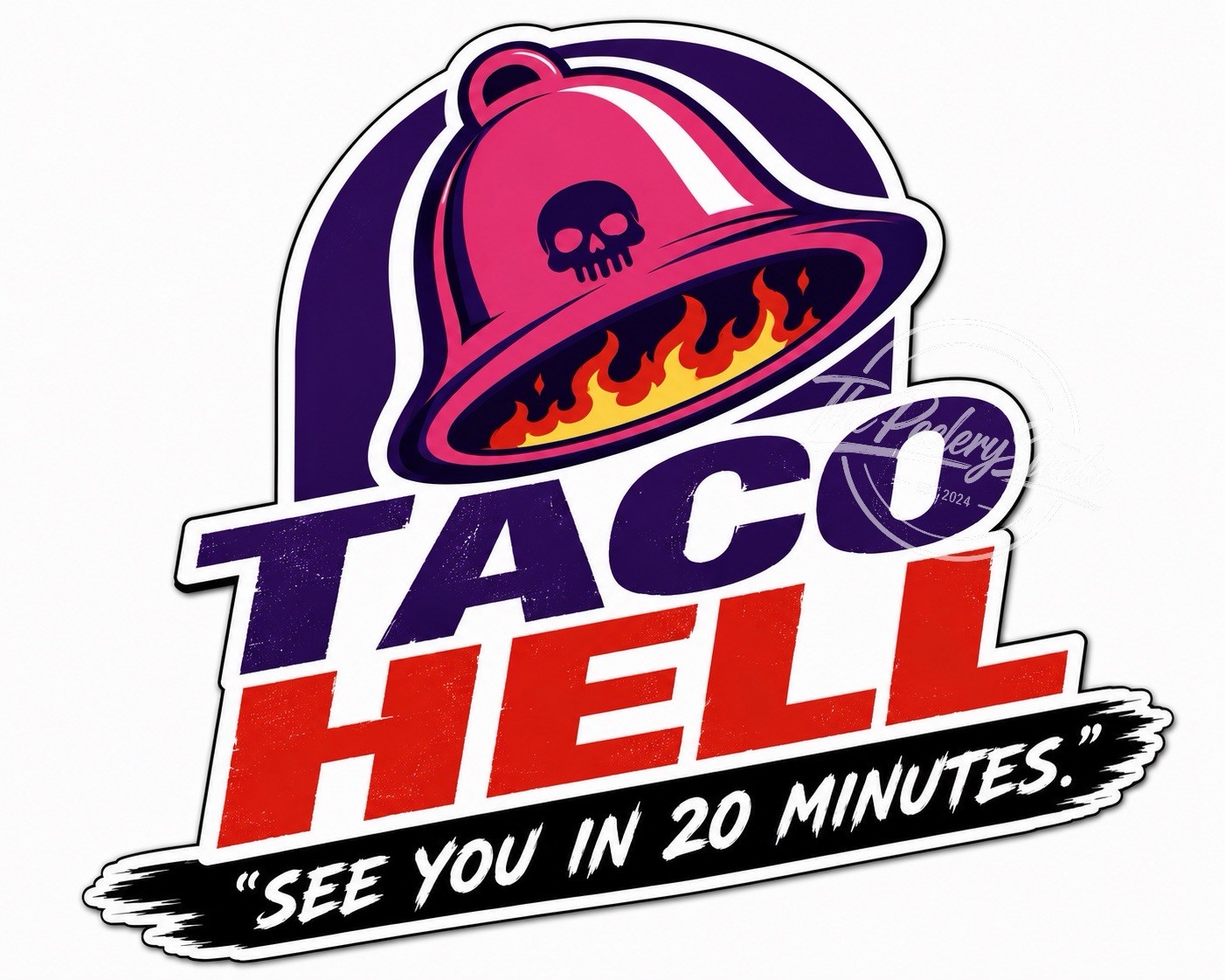 Taco Hell Sticker Vinyl Sticker Decal Laptop Wall Mirror Cup Tumblr Locker