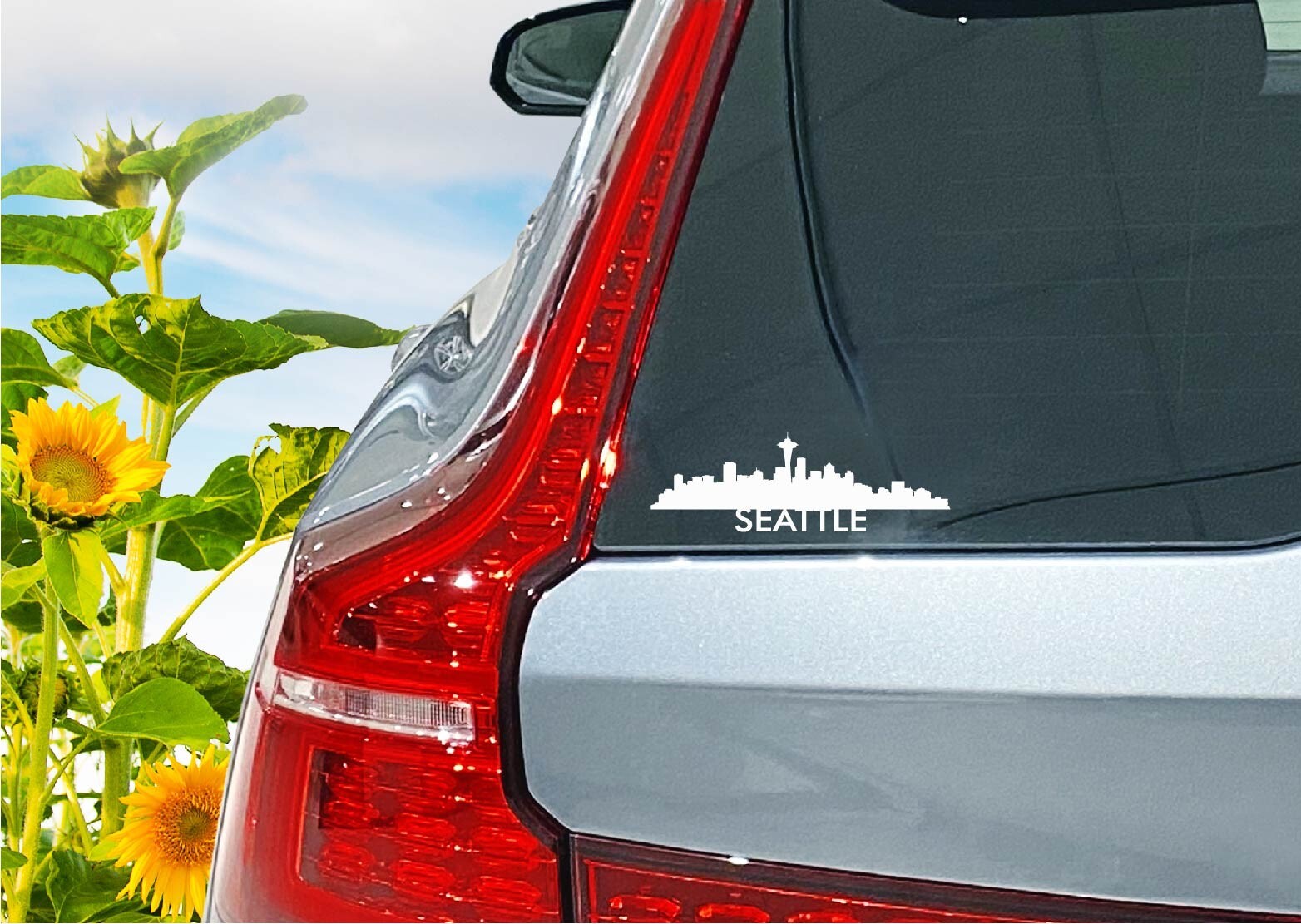 Seattle Washington Decal Sticker WA State Skyline Skyscapes City View