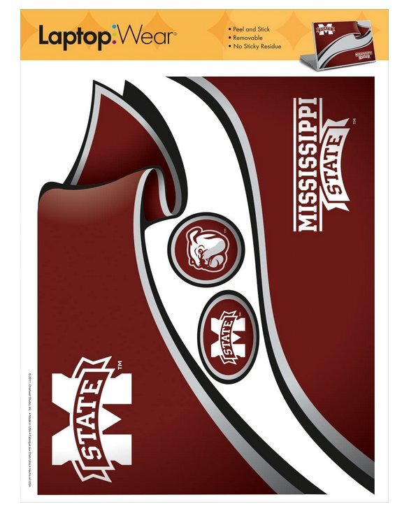 University of Mississippi State Bully Roommates Peel and Stick Laptop Wear Stick