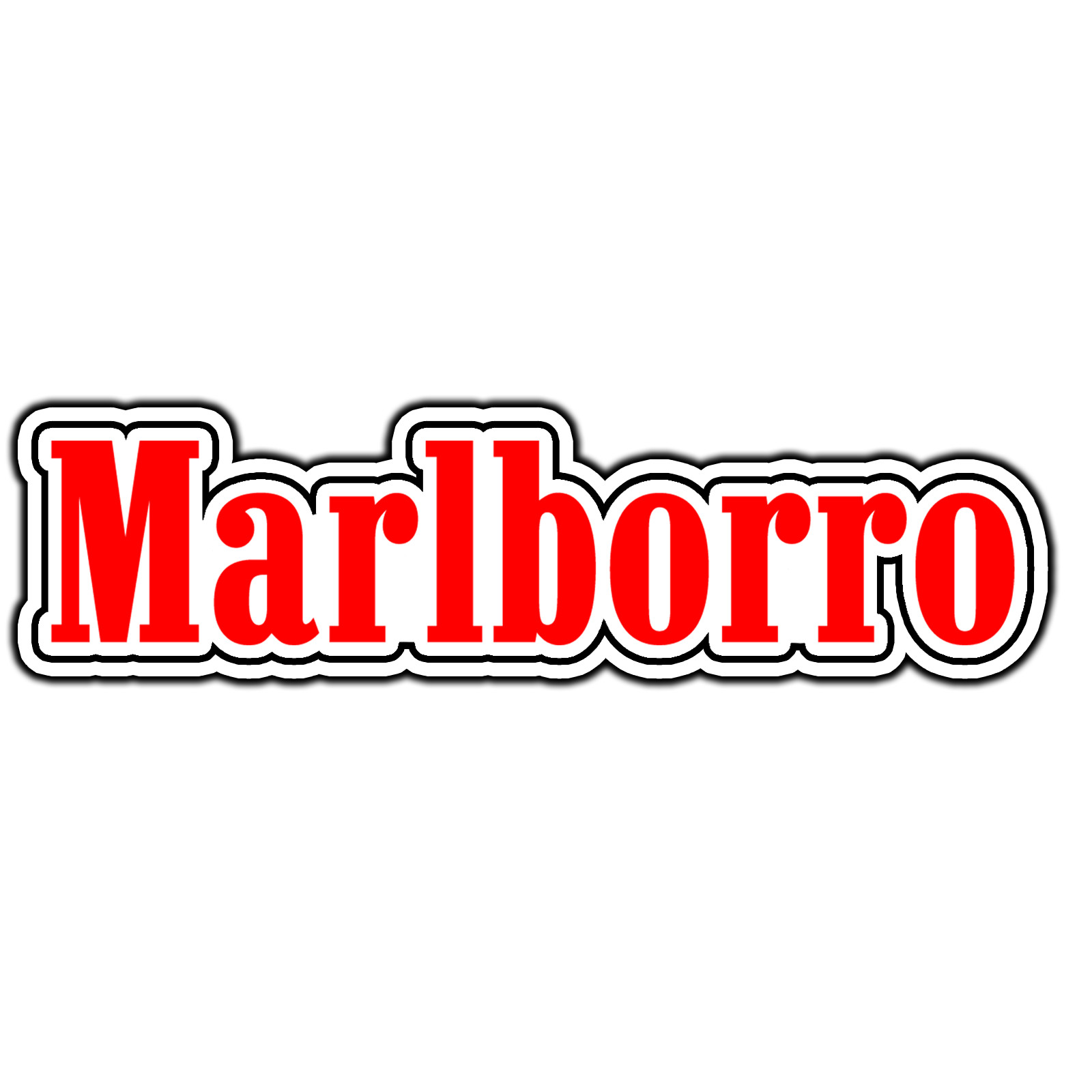 Marlboro Script Logo #3 Sticker Waterproof Vinyl Decal Die-Cut Garage Car