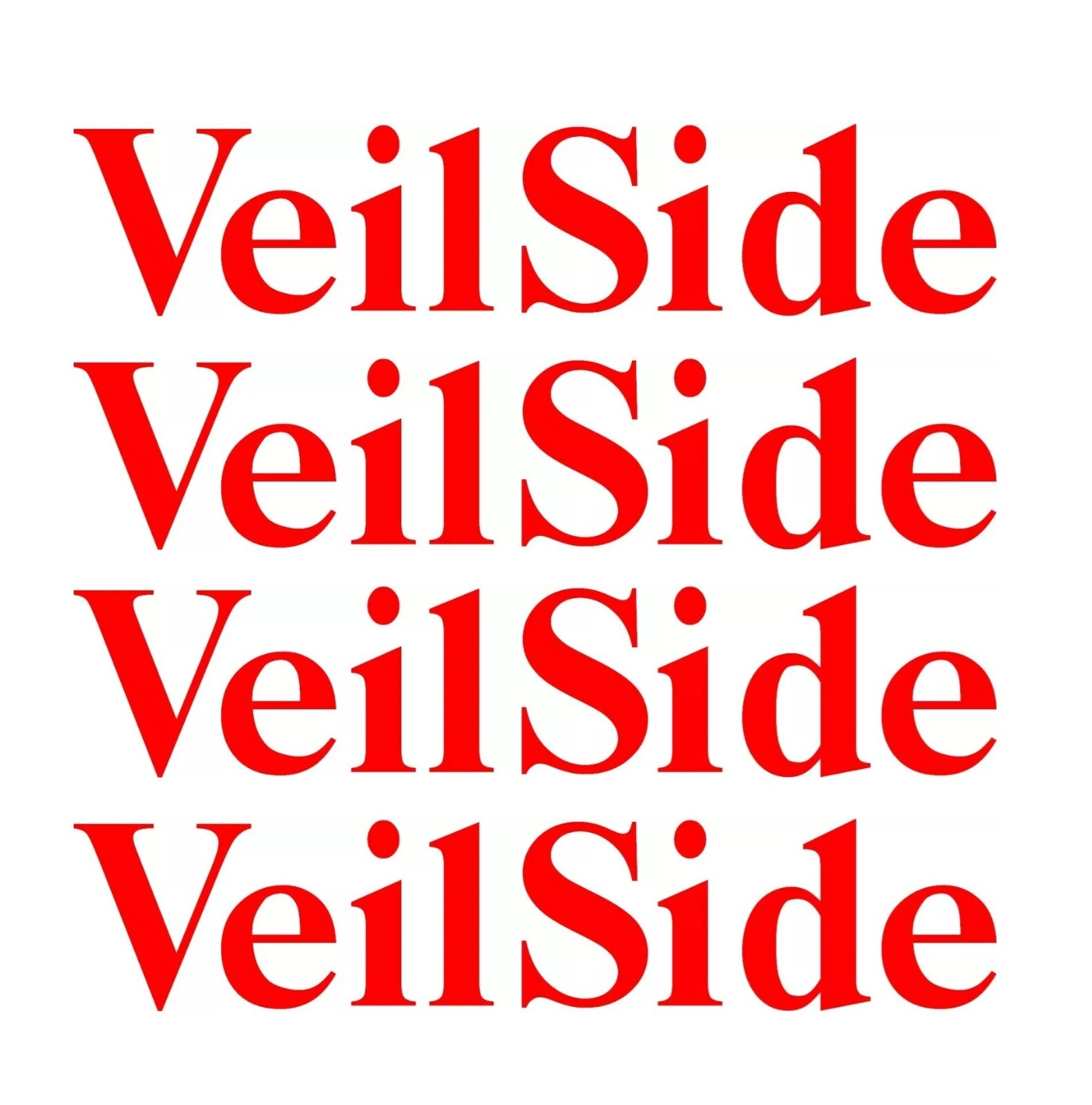 Veilside Decal Sticker Jdm Veilside Body Kit Racing Seats Race Track