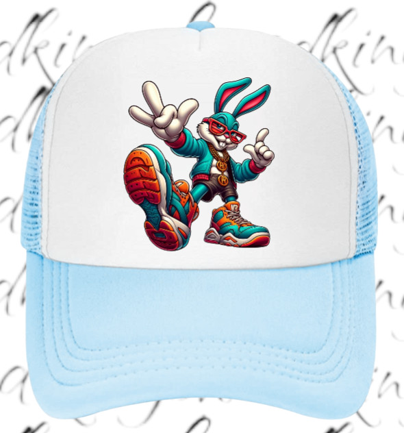 Bunny Stickers Sublimation DIY Stickers for T-shirts Hats Jackets Bags Crafting