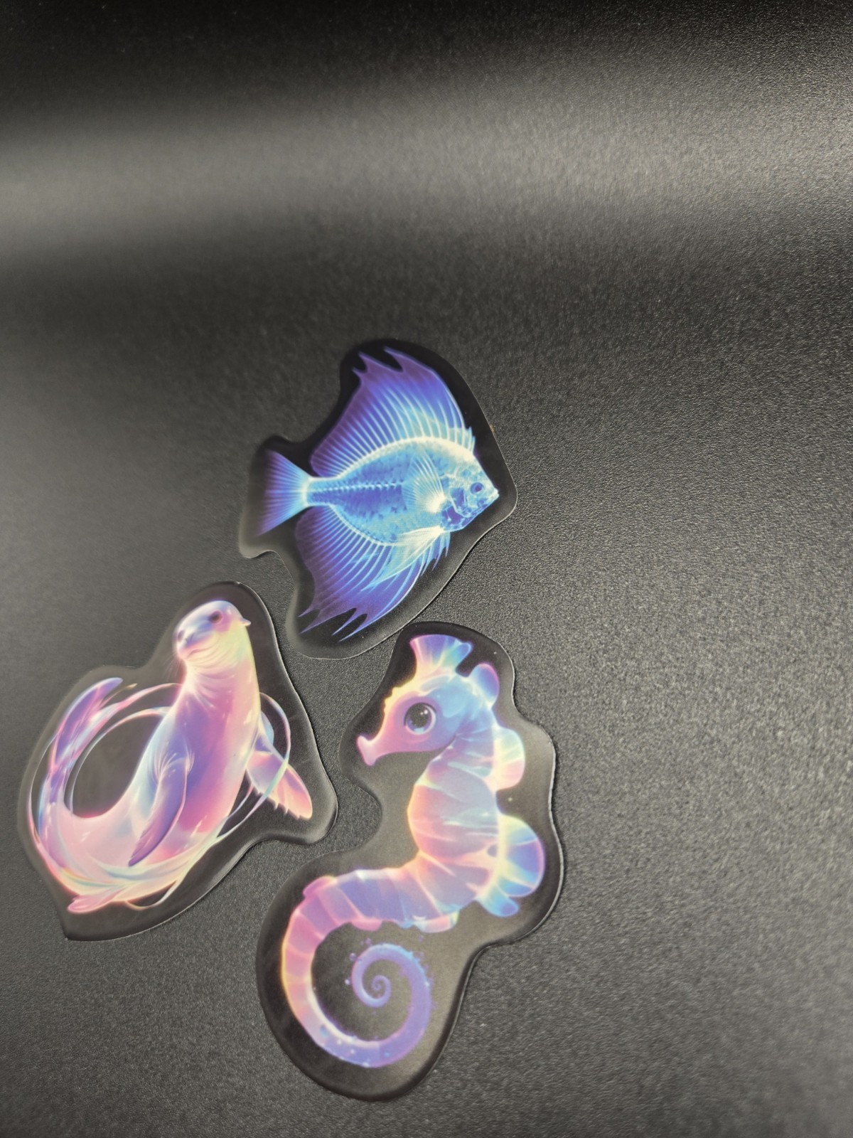 Ocean Themed Glow In The Dark Stickers! Vinyl Waterproof – Horsea & Seal, Fish
