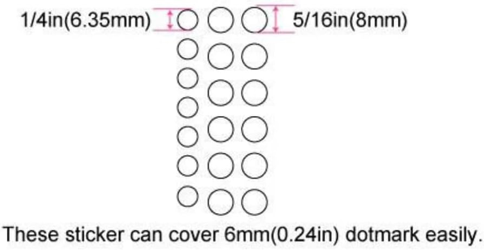 Guitar Fingerboard Fretboard Glow in The Dark Inlay Stickers Dots Markers