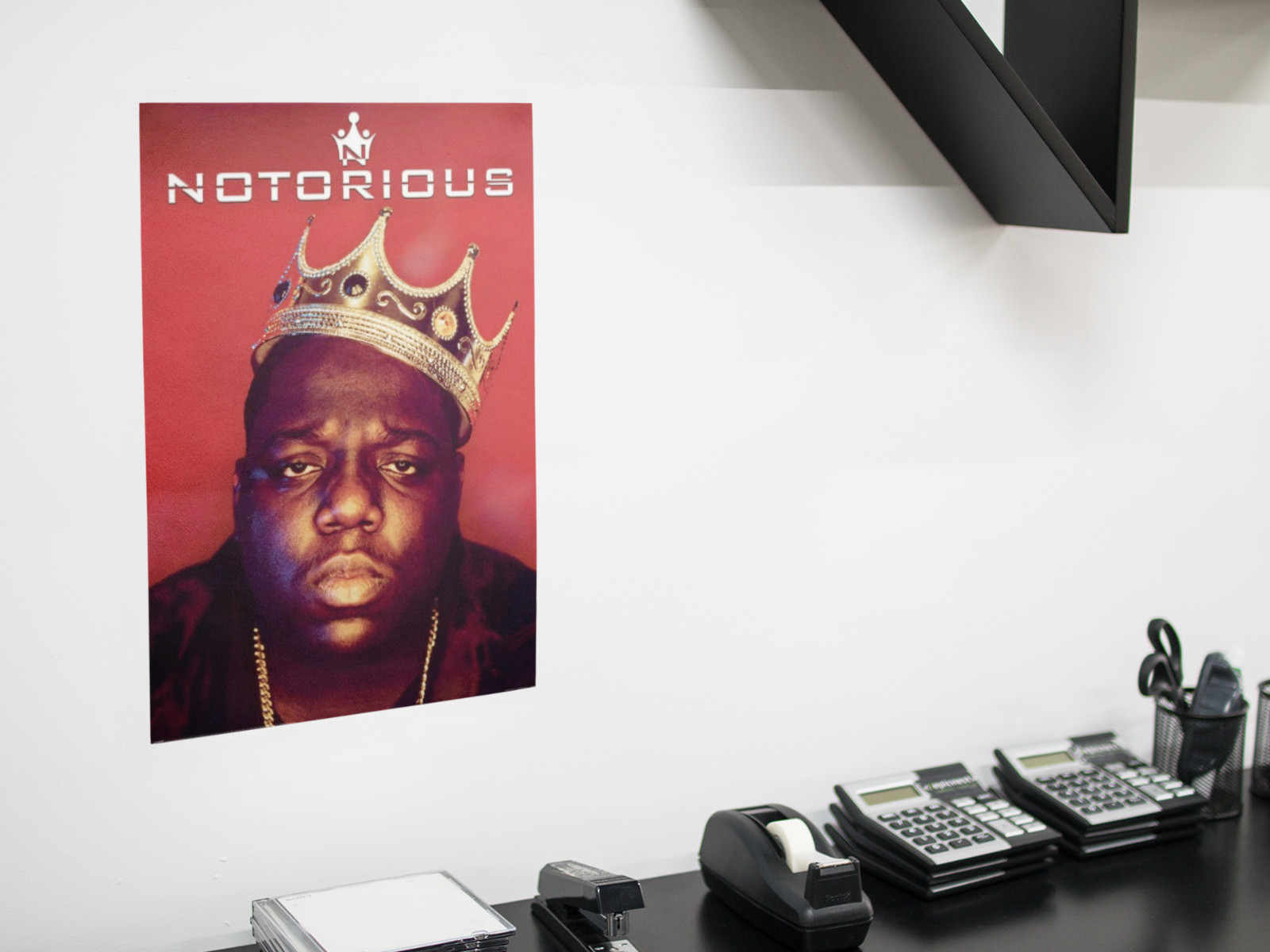 Biggie Notorious Music Poster Graphic Wall Decal Removable Adhesive Backing