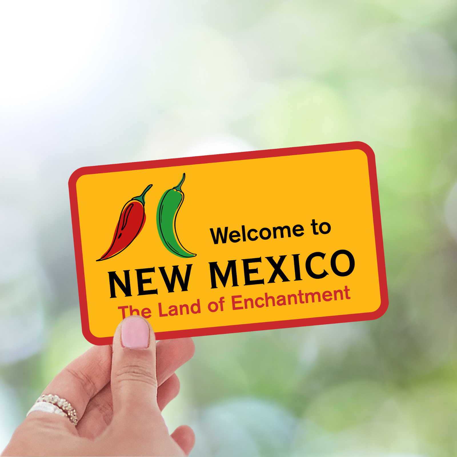 Welcome to New Mexico Sticker The Land of Enchantment Vinyl Waterproof Decal