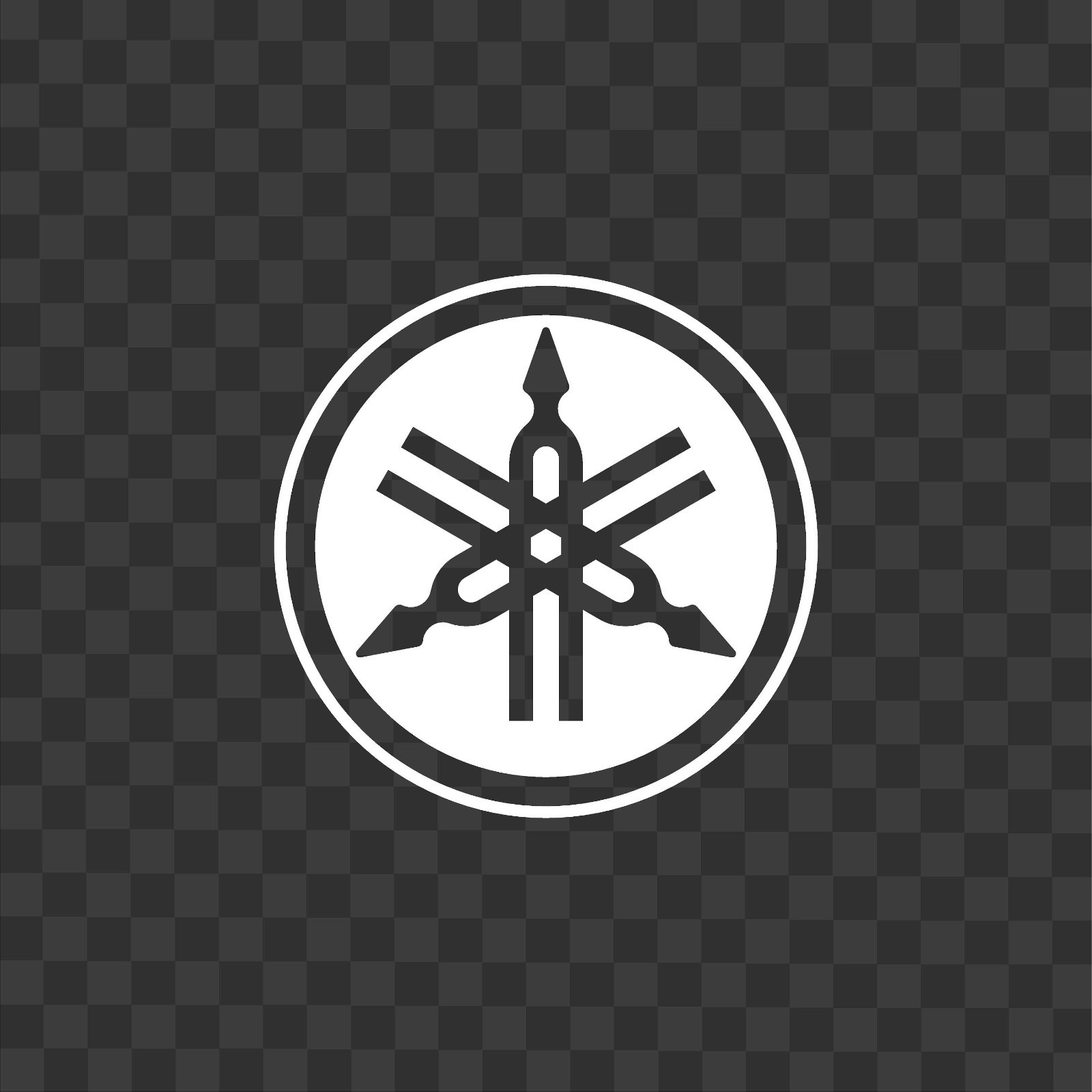 Yamaha Tuning Fork Logo Vinyl Decal Window Bumper Sticker Off Road 4×4 / JetSki