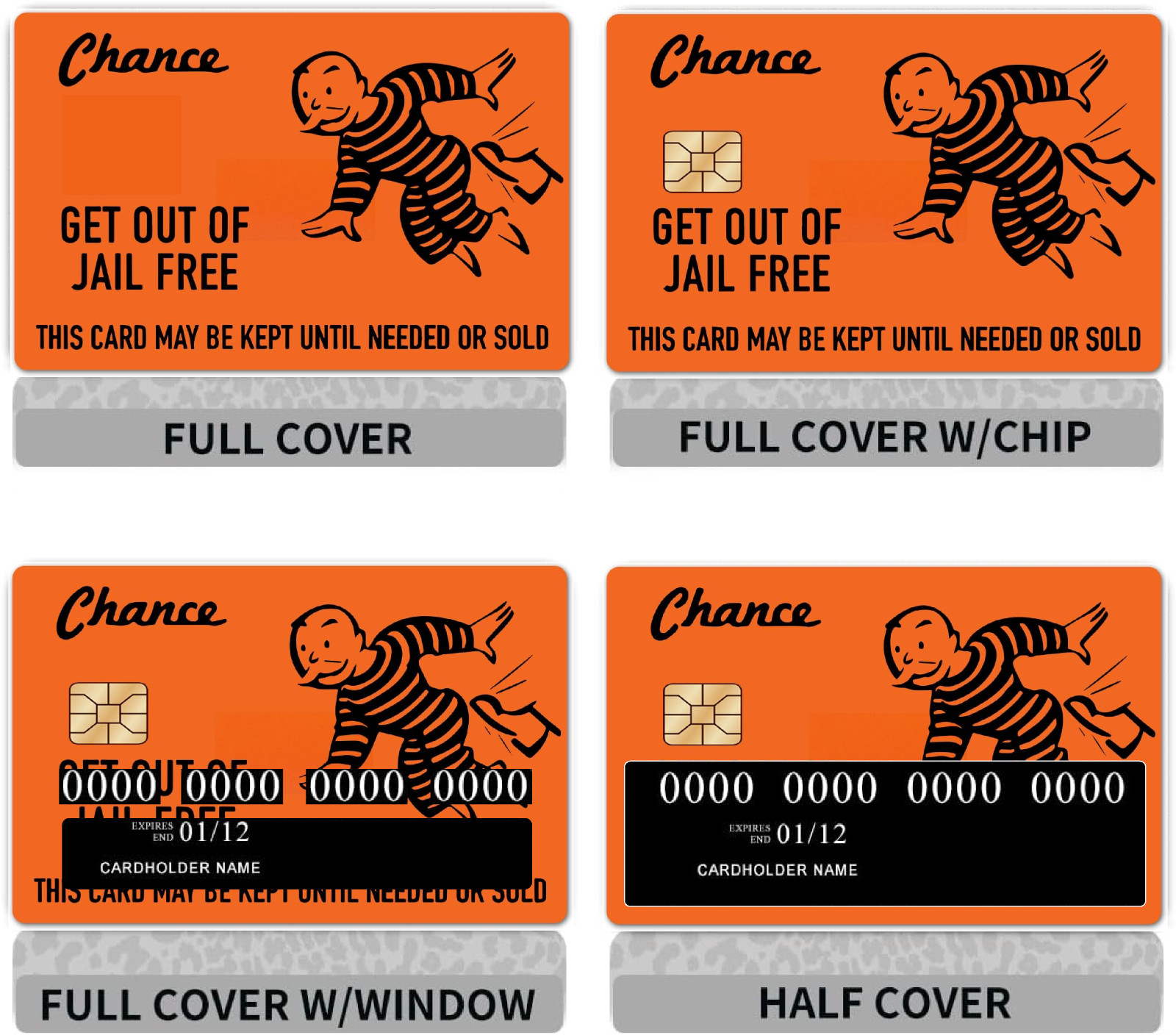 4 Pack Matte Black Credit Card Skin Decal Set Minimalist Stealth 4X Cover