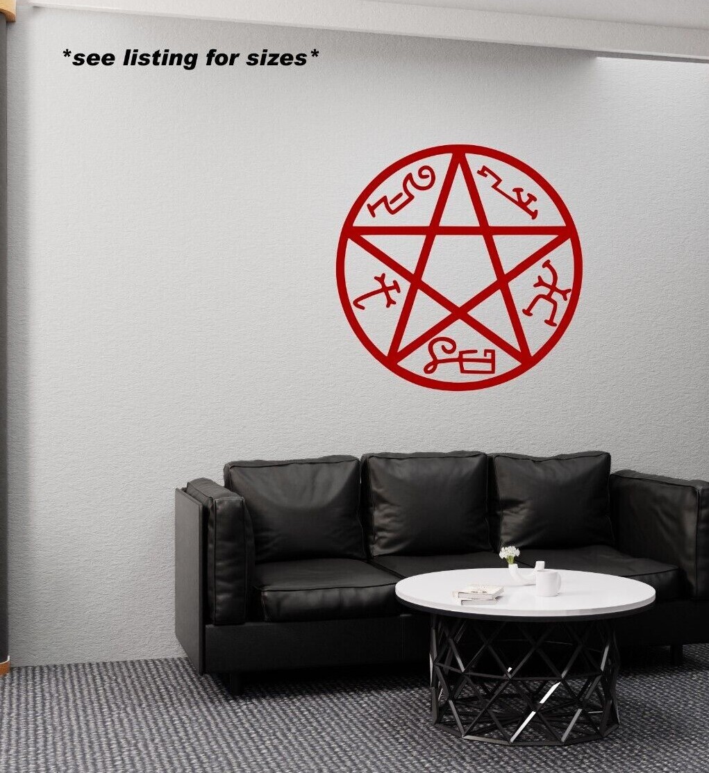 Demon Trap Symbol Vinyl Decal, Supernatural Image