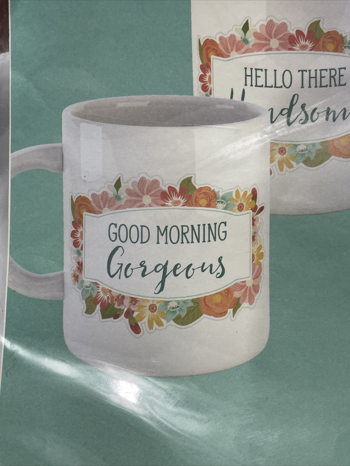 Good Morning Gorgeous & Hello Handsome, 2 pk Vinyl Decals. New