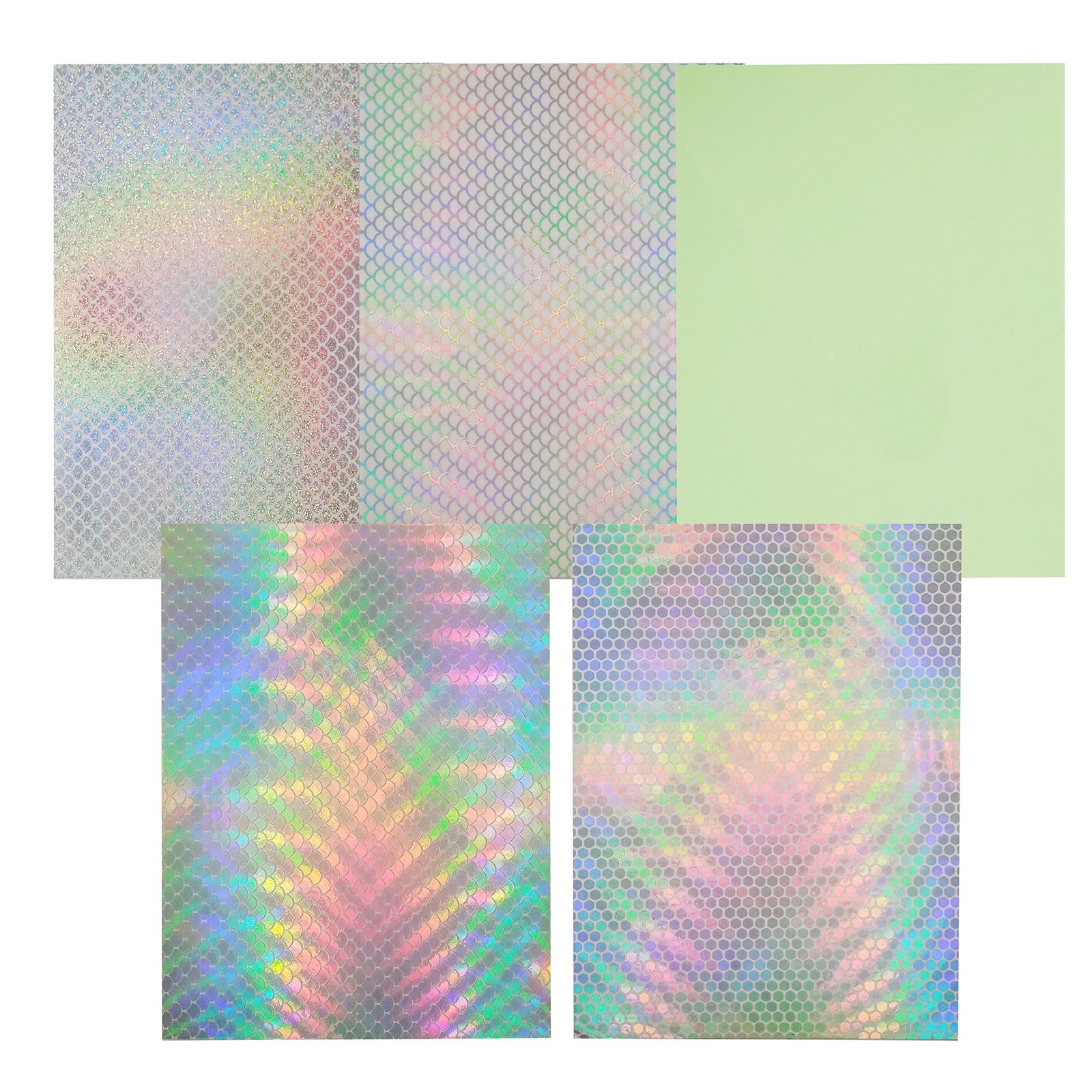 Holographic Fishing Lure Sticker, 15pcs Fish Scales Tape Luminous Sticker Fis…