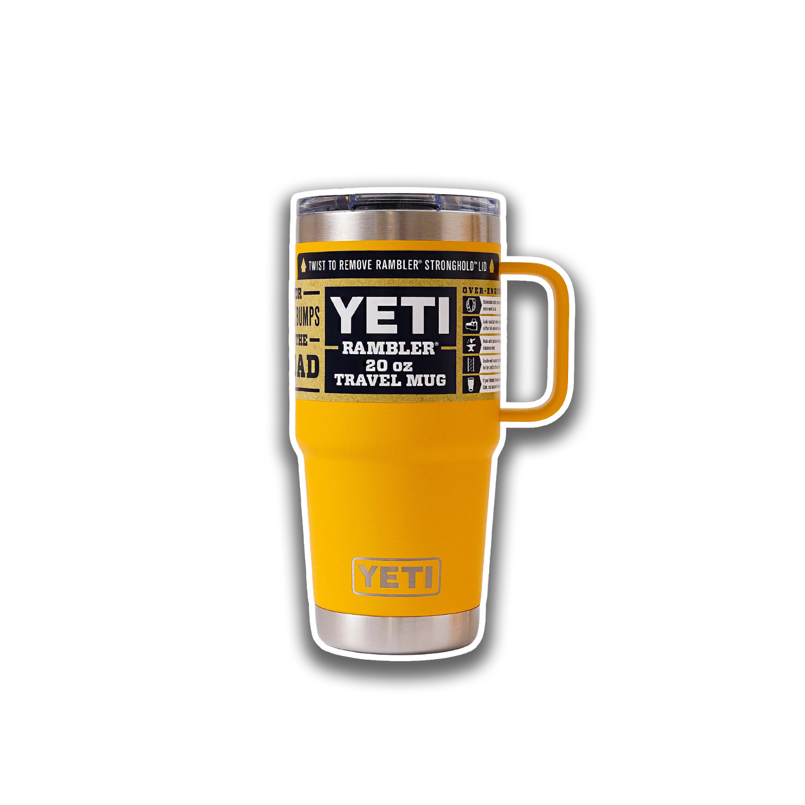 Yeti Rambler Sticker 4 Inch Vinyl Decal Cup