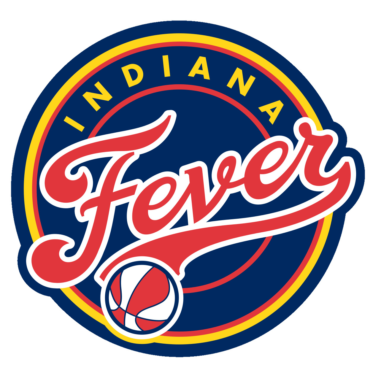 Indiana Fever Weather Resistant Vinyl Sticker/Decal 01