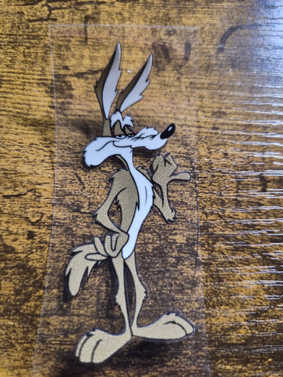 WILE E. COYOTE UV DTF Decal Sticker waterproof USA NOT VINYL