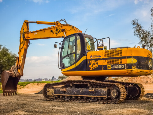 Excavader Scooper Heavy Equipment Machine Art Poster Print Paper OR Wall Vinyl
