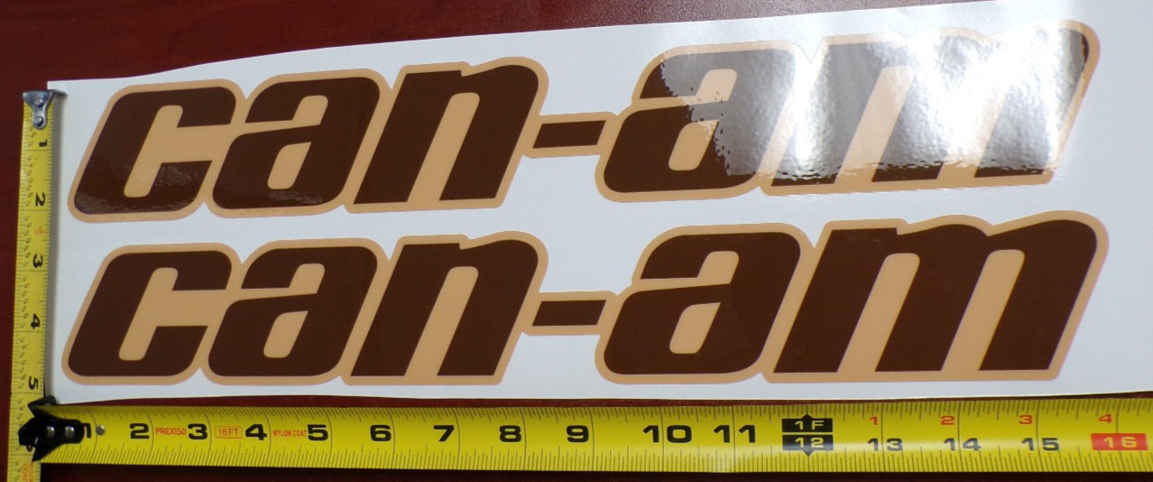 CAN-AM MAVERICK X3 R GRAPHIC DECAL STICKER USA MADE BROWN TAN SOLID THICK