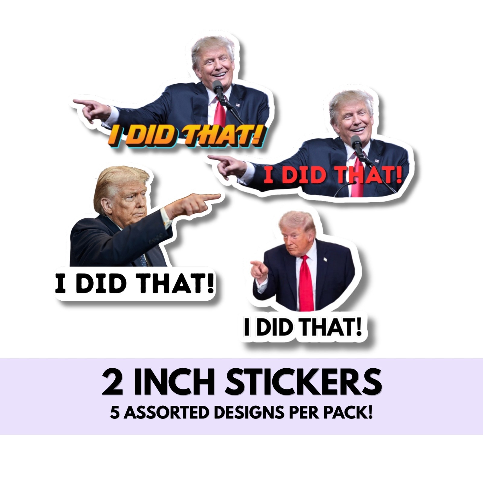 Trump I Did That Stickers Gas Pump Sticker Anti Trump Inflation Decal 2 inch