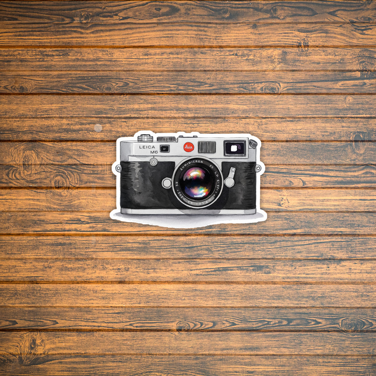 Vintage Leica M6 Camera Sticker – Retro Film Photography Art Decal #871