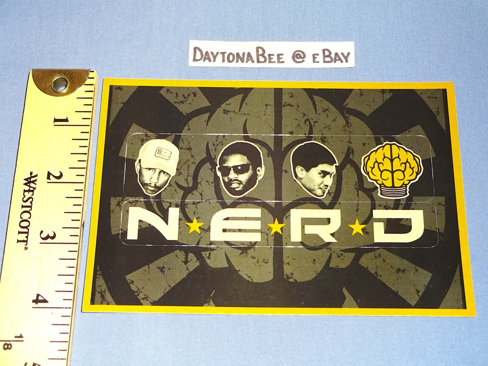 N*E*R*D In Search Of 2001 Sticker Postcard The Neptunes Provider Lapdance Brain