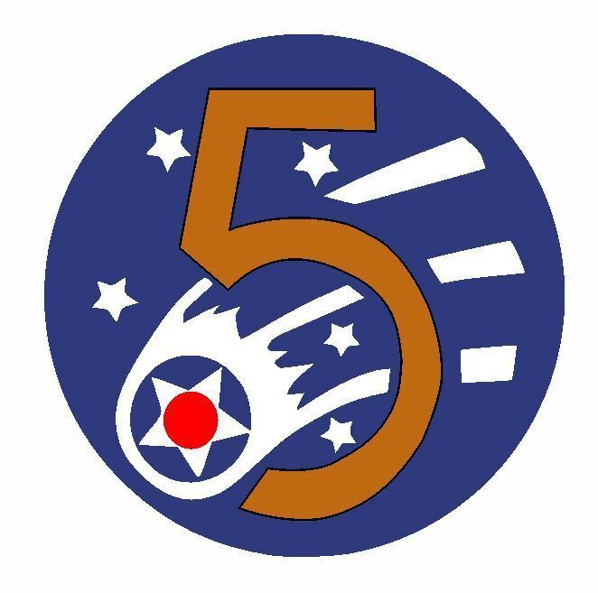 5th Air Force Sticker Military Decal M409