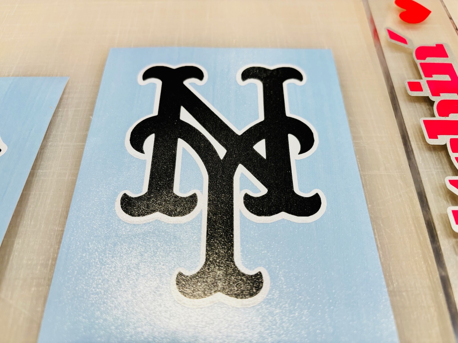 Mets "NY" City Connect Vinyl Decal – Many Sizes Buy 2 Get 1 FREE