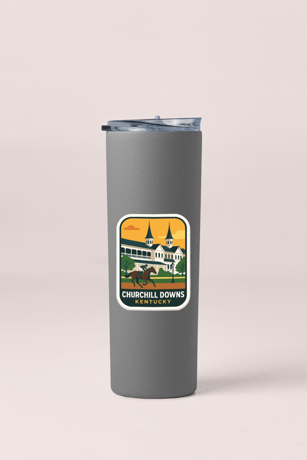 Churchill Downs Kentucky Sticker Decal Vinyl Die-Cut Symbolic Landmark Design