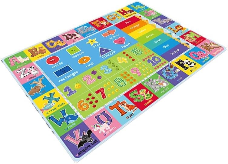ABC Carpet,Kids Carpet for Playroom, Classroom Floor Play Mat for Kids,Presch…