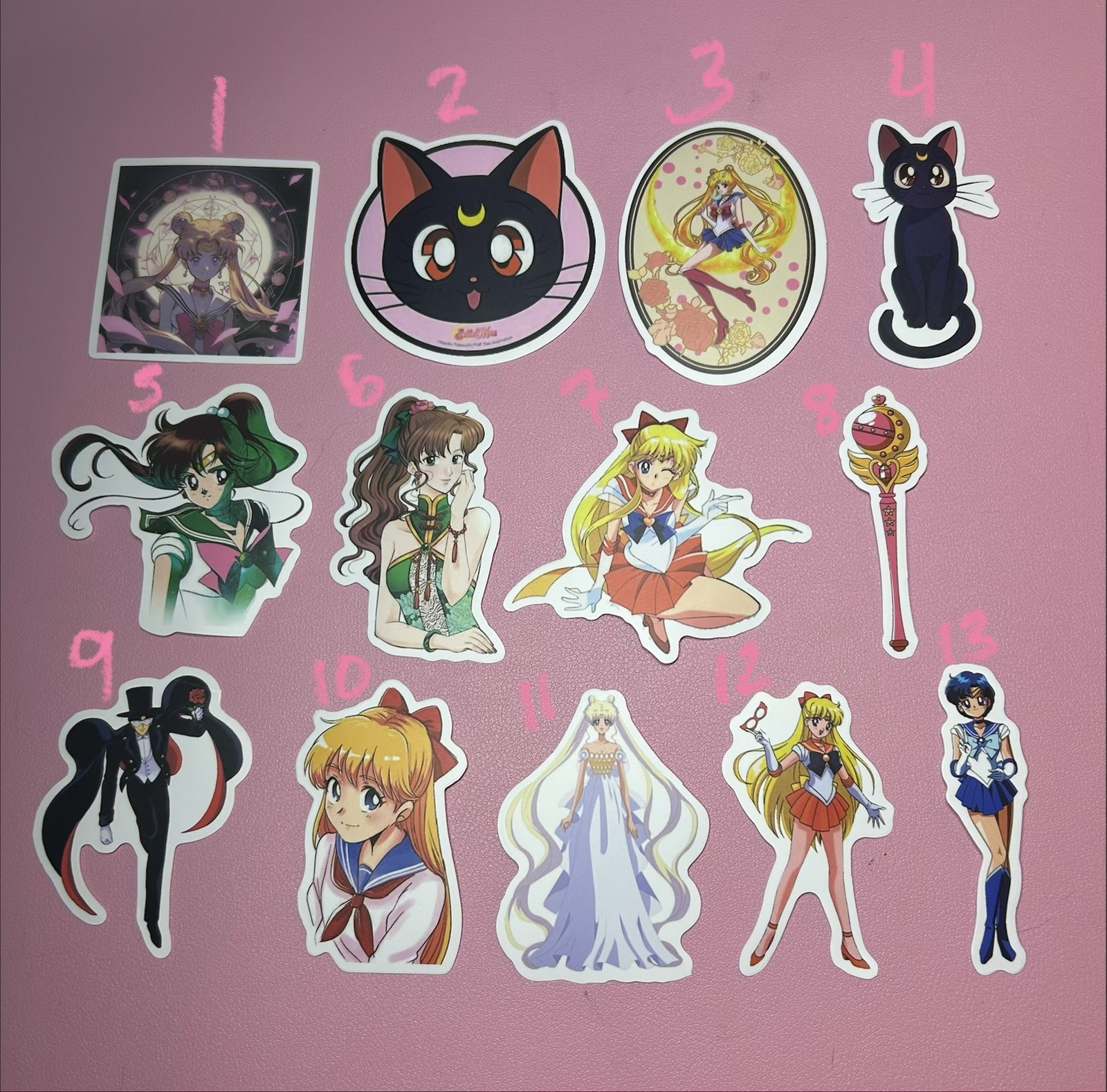 Sailor Moon And More Anime Stickers
