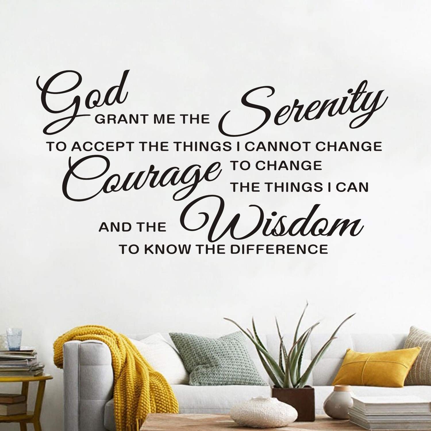 Prayer Wall Decor, Inspirational Wall Decals, (Easy to Apply), Art Decor Viny…