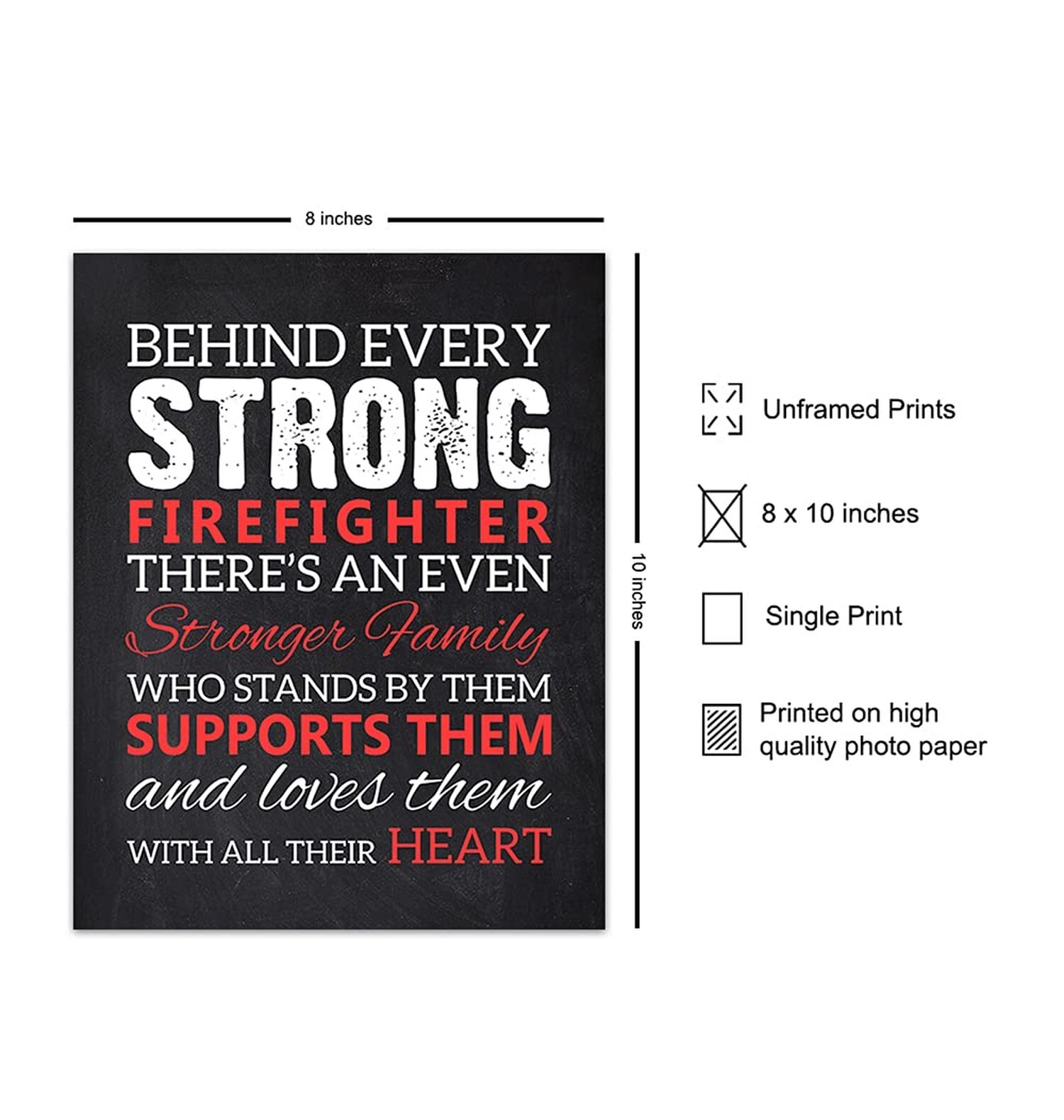 Firefighter Decor – Firefighter Wall Art – Fireman Decor – Firefighter Gifts …