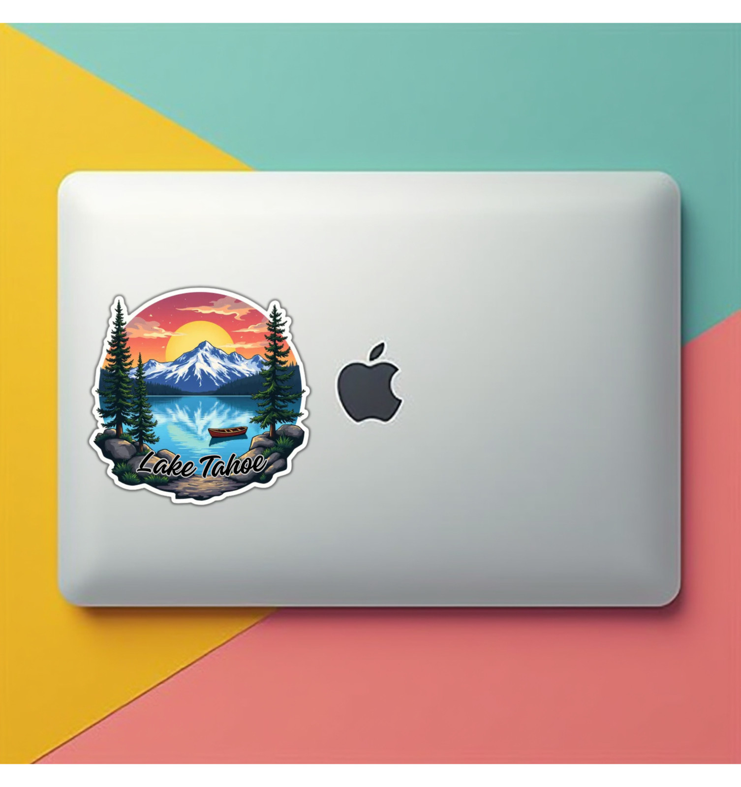 Lake Tahoe Fridge Magnet or Laptop Sticker