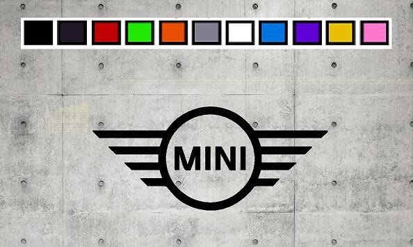 Mini LOGO Vinyl Decal Sticker Emblem Car Truck Window 4" 6" 8"