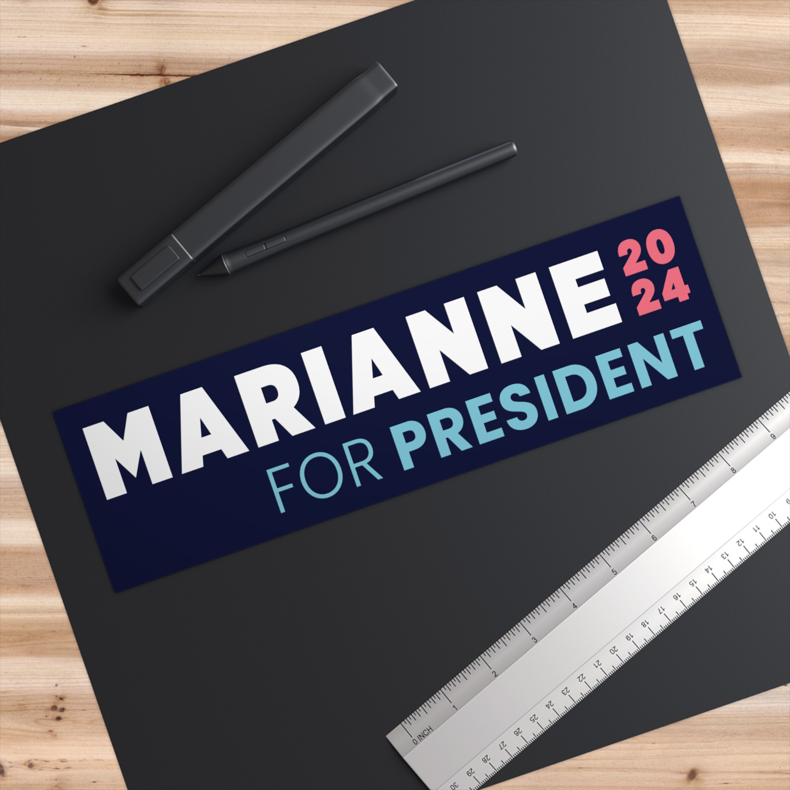Marianne Williamson for President 2024 Bumper Sticker – Marianne Williamson 2024