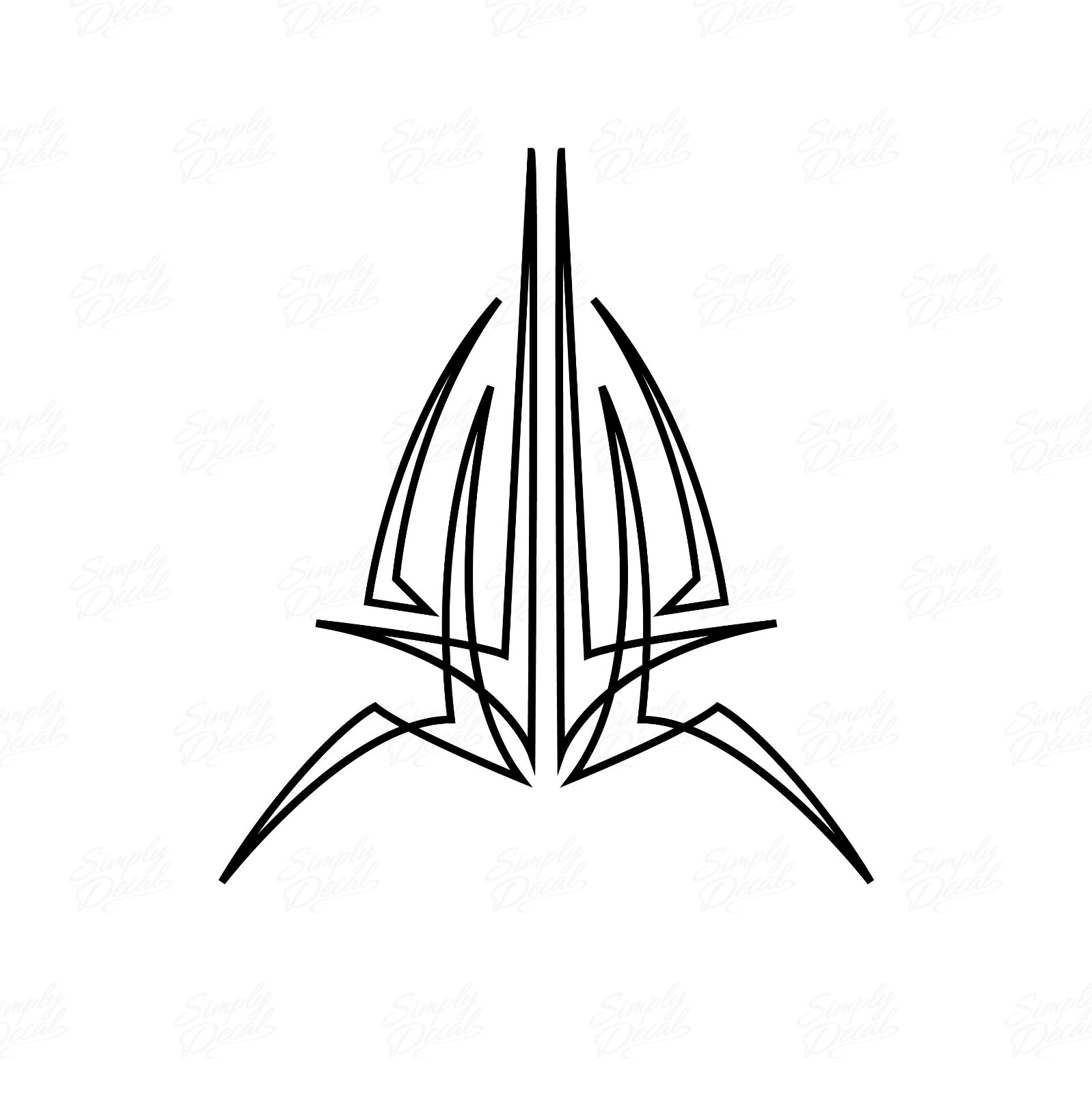 Hot Rod Pinstripe Decal – Vinyl Pinstripe Scrolls for Car Truck and Motorcycle