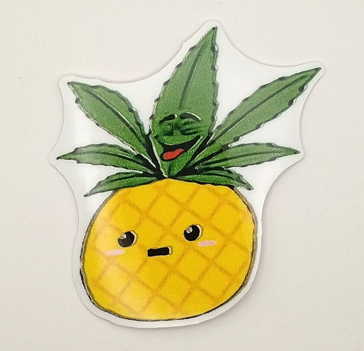 Pineapple Express Weed Strain Sticker Vinyl Decal Weed 420 Marijuana UV Safe