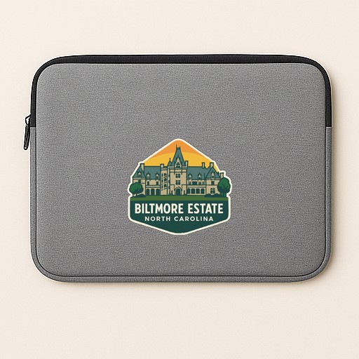 Biltmore Estate North Carolina Iron On Heat Transfer Vinyl HTV Die-Cut Symbolic