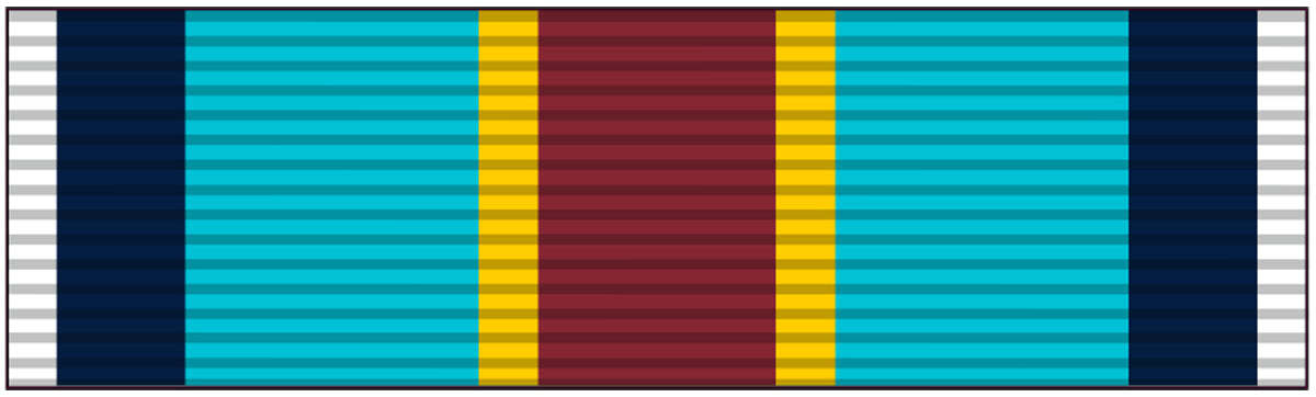 US Army overseas ribbon Vinyl Decal 3 inches wide