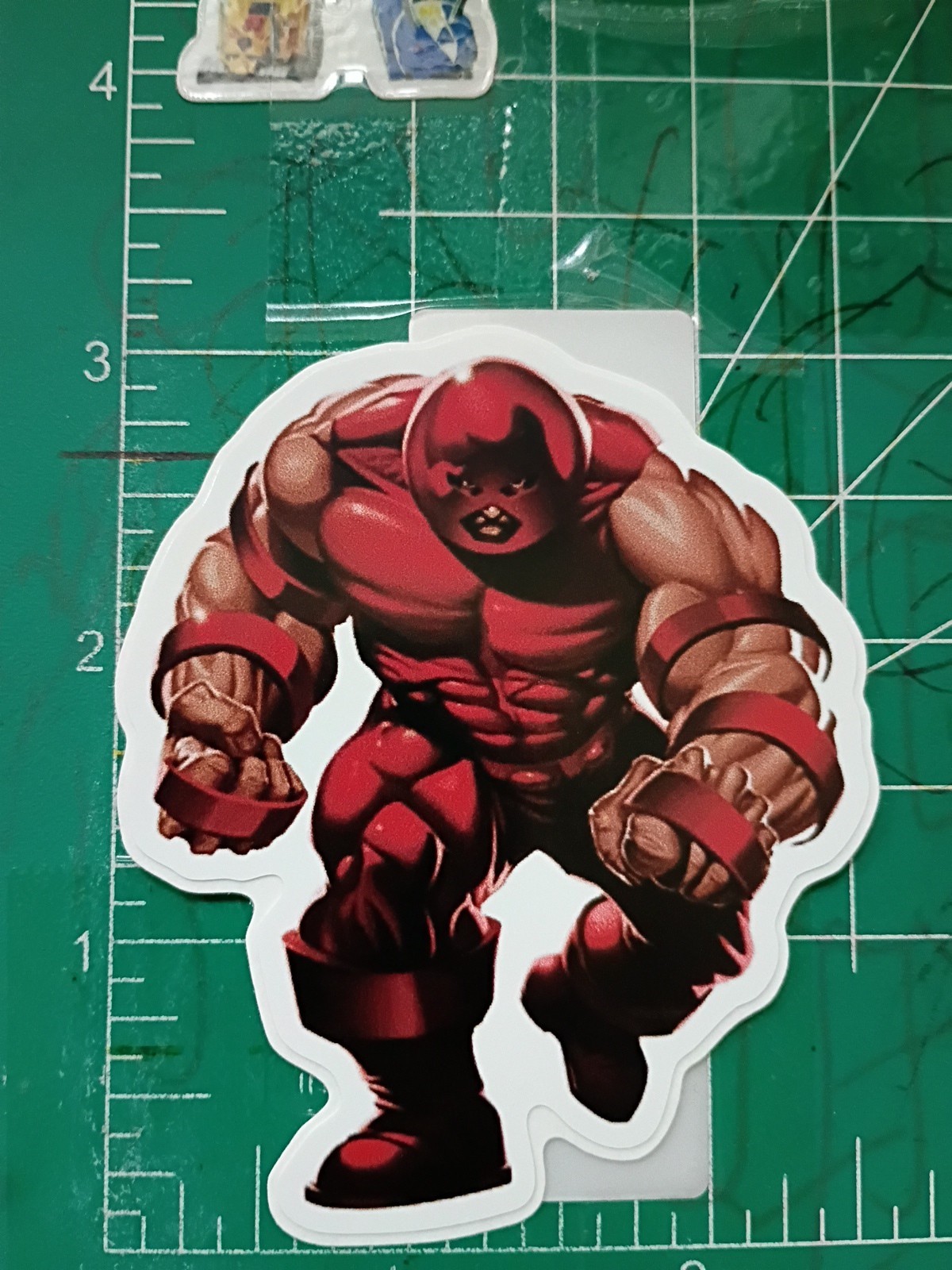 X-MEN X JUGGERNAUT X VYNIL DIE CUT GLOSSY STICKER X 3X2.5 INCH STICKER X XMEN