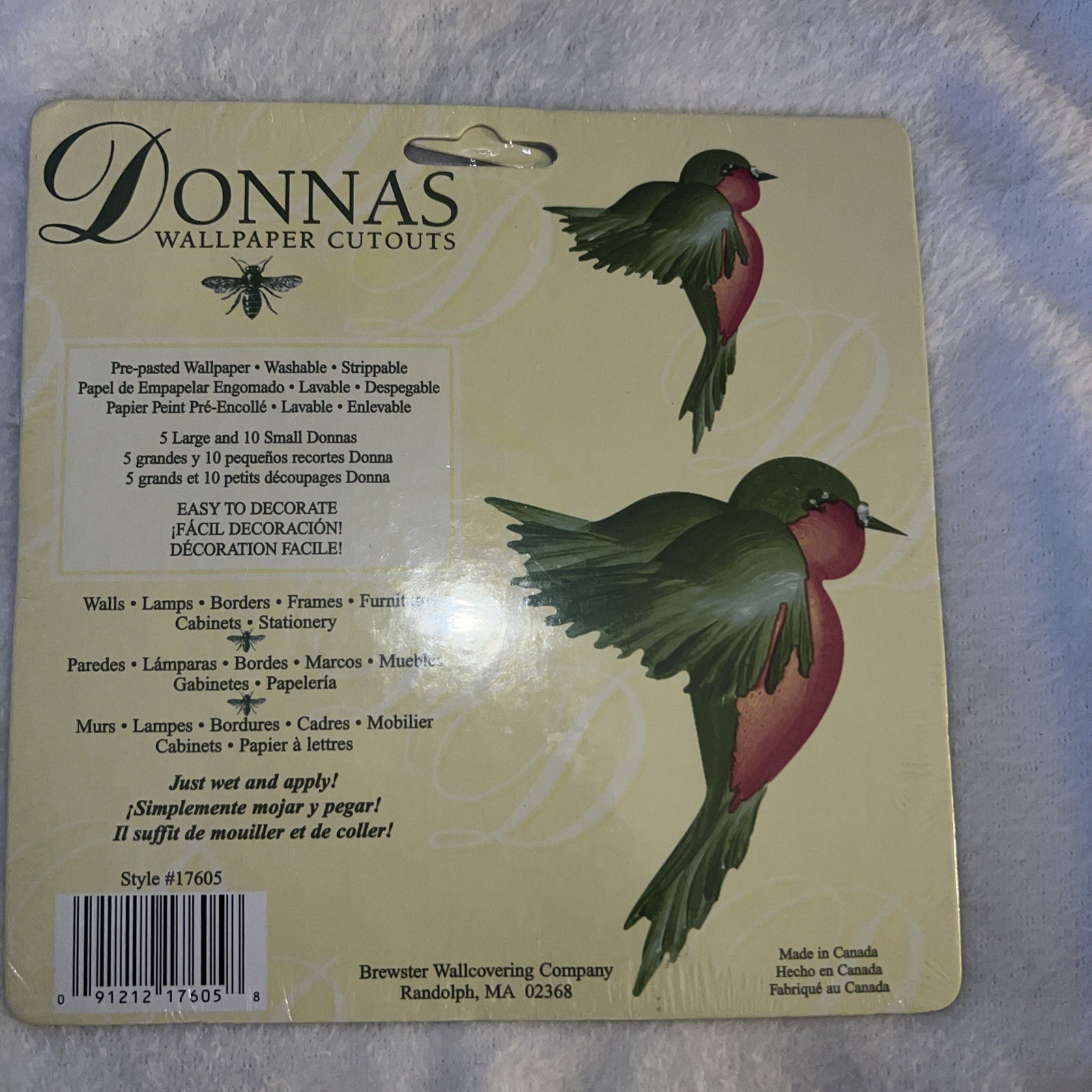 15 Birds Hummingbirds Wallpaper Cutouts Cottage Core Shabby Furniture Decoupage
