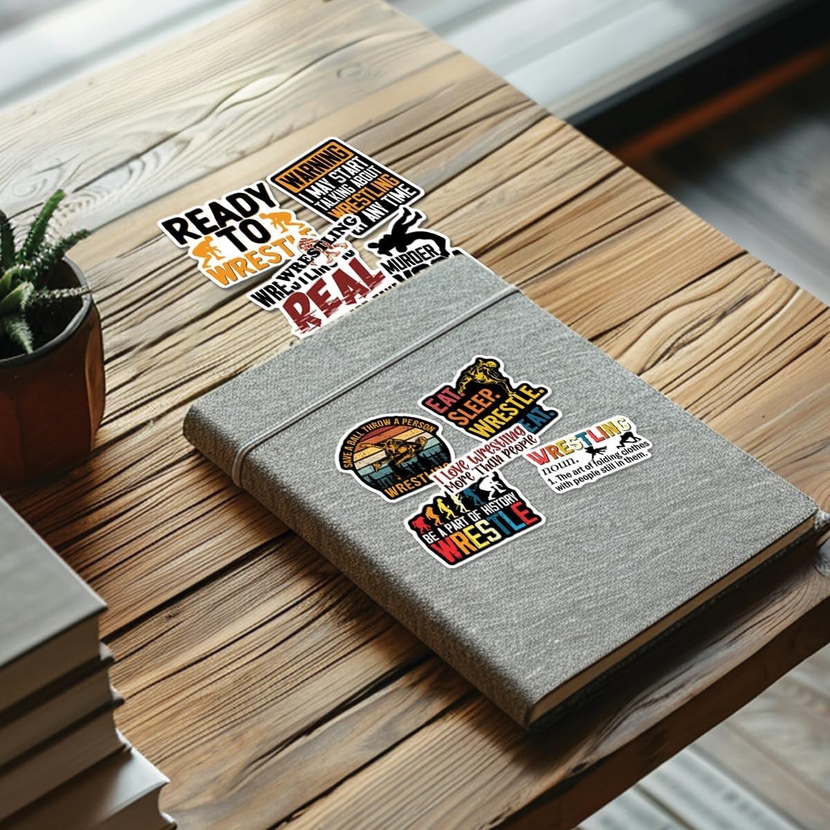 10pcs Wrestling Sticker Wrestling Legends Wrestling Life Humor Gift for Athletes