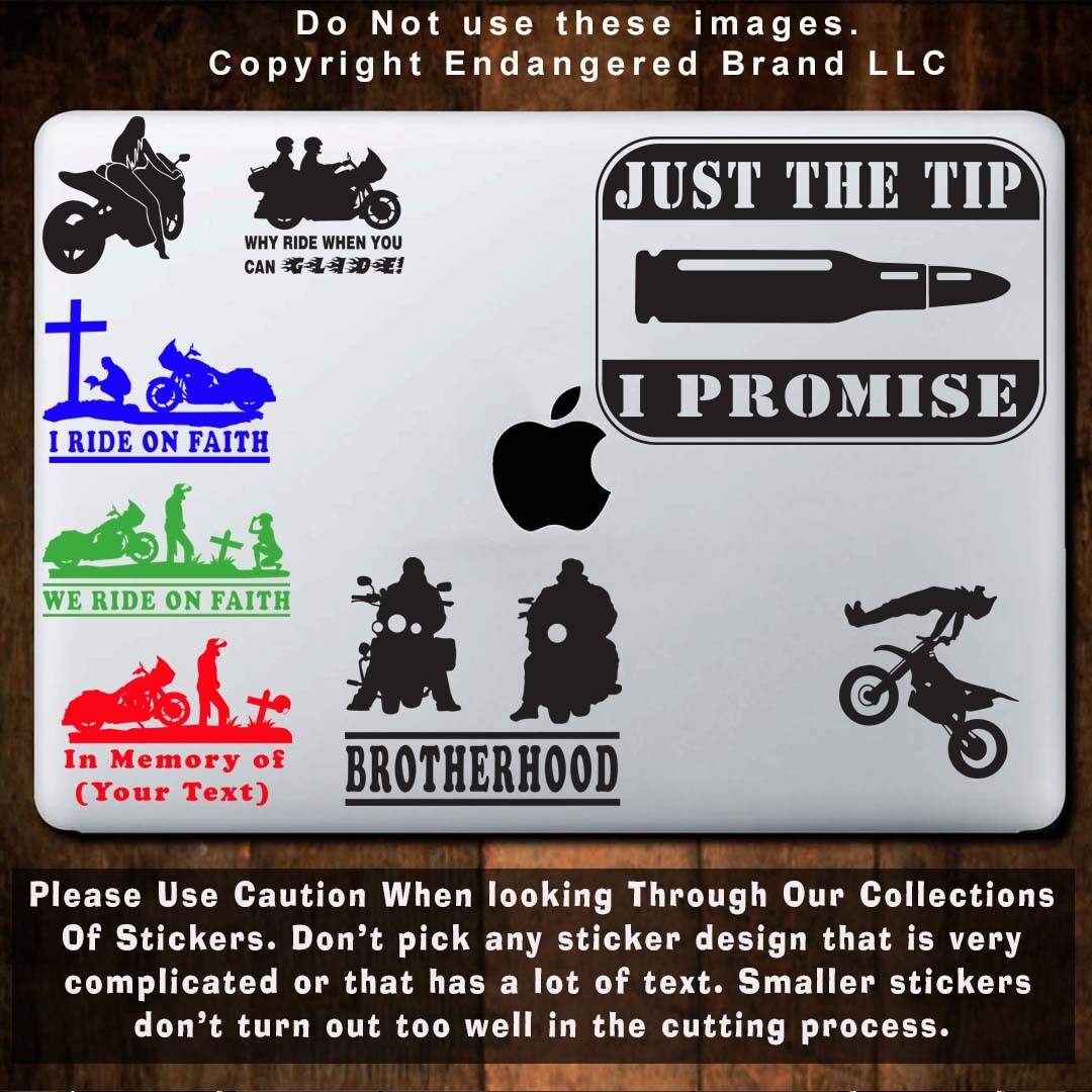 Military Just The Tip Promise Rectangle Bullet Sniper Army Marine Decal Sticker