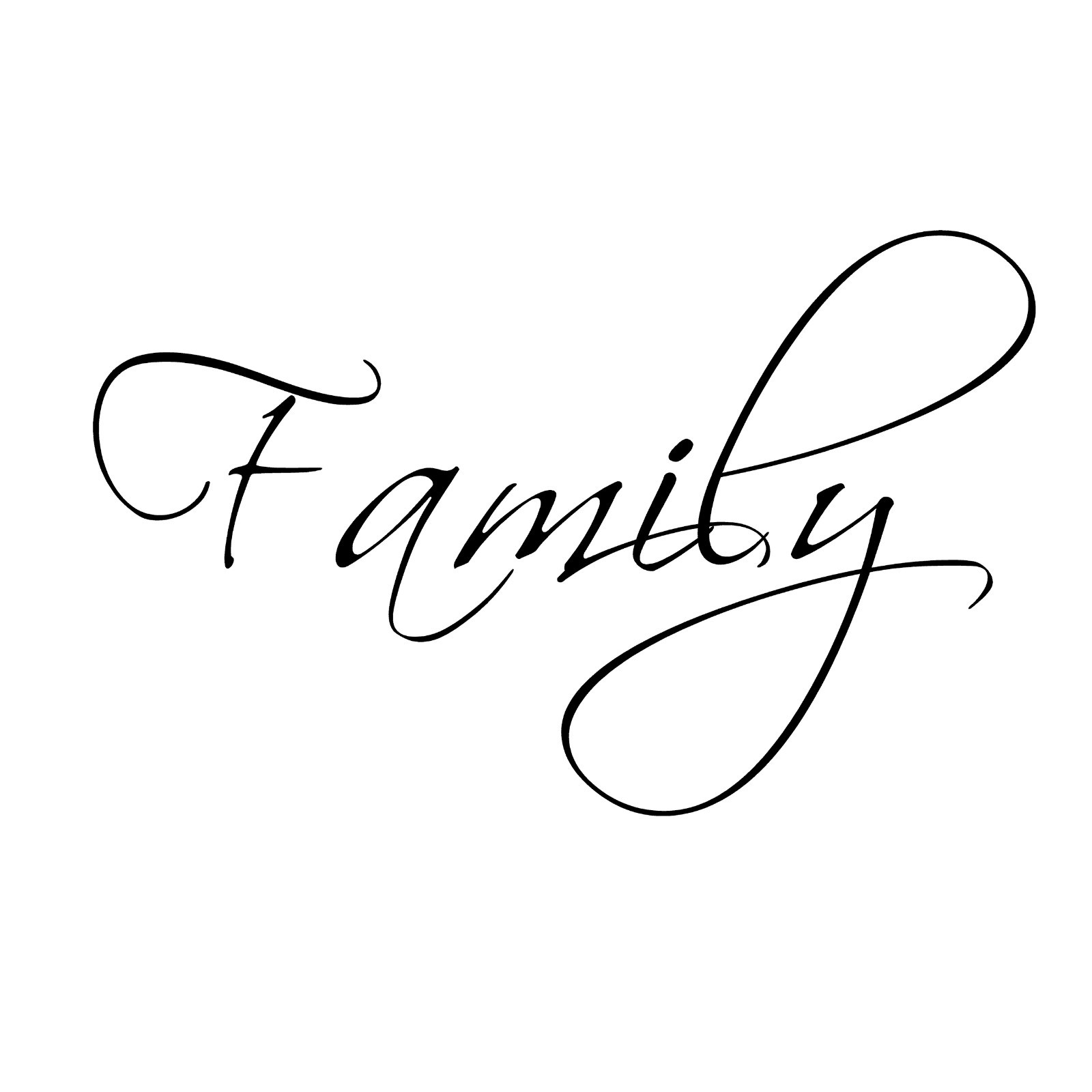 Family… Vinyl Wall Art Quote Decor Words Decals Sticker