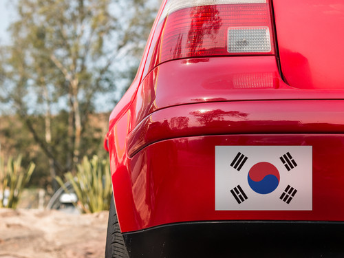 South Korea Flag Sticker Decal