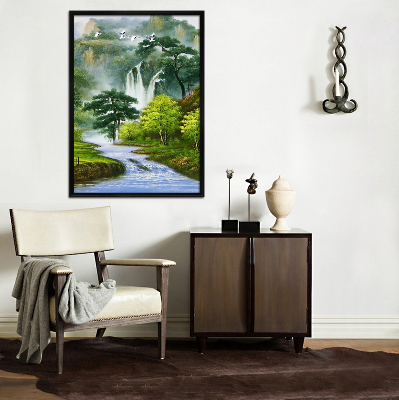 3D Grove River 677 Fake Framed Poster Home Decor Print Painting Unique Art