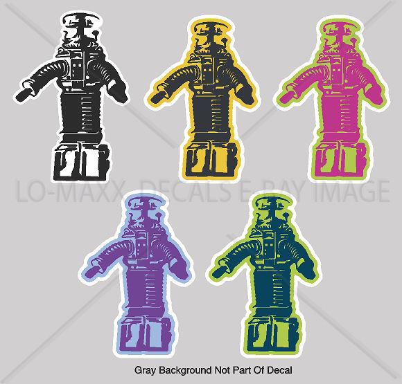 Lost In Space B-9 Robot Television Sci-Fi Series TV Character Cool Vinyl Sticker