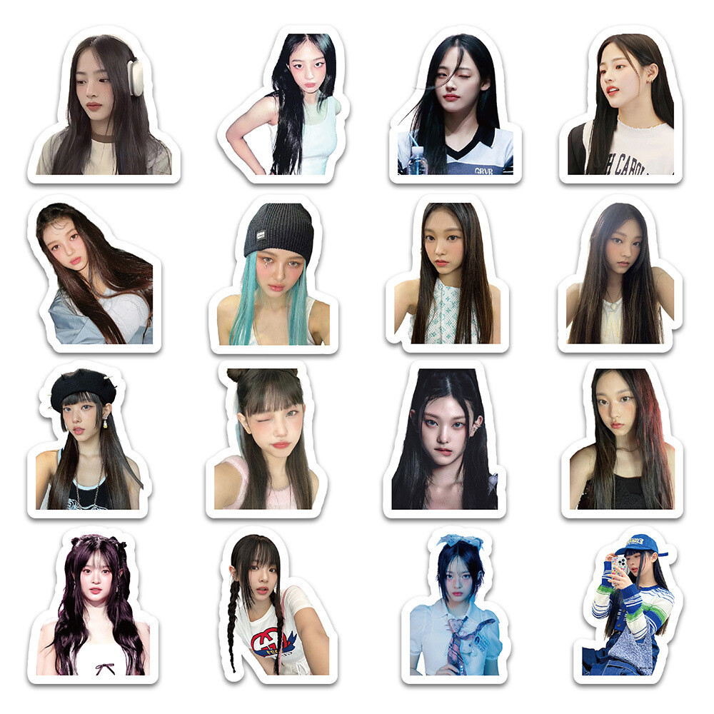 100Pcs NewJeans Sticker for Adults Teens Girls Scrapbooking Water Bottles