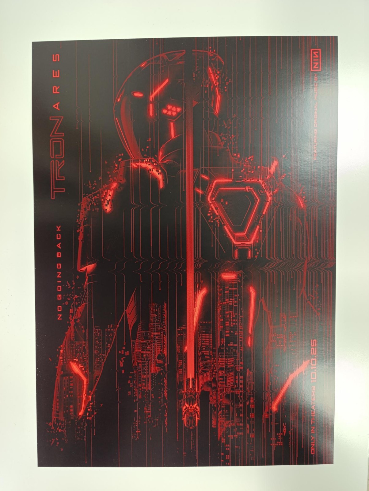 Tron Ares Poster 2025 New Jared Leto Greta Lee Jeff Bridges